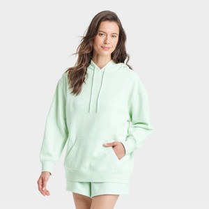 Women's Leisure Studio Oversized Hooded Sweatshirt - Universal Thread™ - 1 of 3