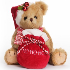 Bearington Jolly Jingles Christmas Bear, 10 Inch Stuffed Christmas Animals, Ideal Christmas Bear Decorations Gift for Toddlers - 1 of 4