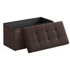 SONGMICS 30" Storage Ottoman Bench Ottoman with Storage Footstool Hold up to 660 lb for Bedroom Living Room - 2 of 4