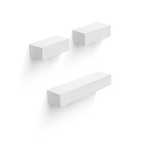 Syemin Decorative Wall Shelf Floating Shelves for Wall, Wall Shelves for Decor Storage, Wall Picture Ledge Shelf, Black, 17.72"*4.92"*1.97" - 1 of 4