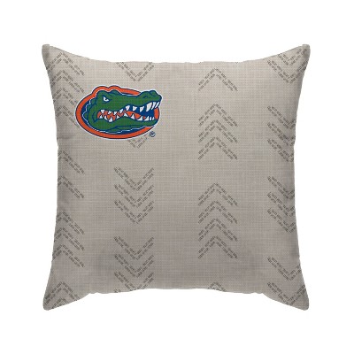 NCAA Florida Gators Wordmark Decorative Throw Pillow