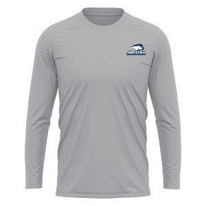 Hofstra University Adult Sport Long Sleeve Left Chest Logo, Athletic Heather - 1 of 4