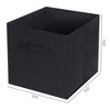 REGALWOVEN Collapsible Fabric Storage Bin with Handle for Organizing Clothes Books - 4 of 4