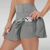Clotth Women’s Mid Waisted Pleated Tennis Skirt with Pockets - 2-in-1 Athletic Skort,Soft Stretch Fabric for Golf,Running,Yoga & Casual Wear - 2 of 4