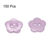 Unique Bargains Resin 2-Hole Craft Replacement Flower Sewing Buttons 150 Pcs - 3 of 4