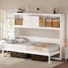 Merax Twin Size Murphy Bed with USB Charging Station, Drawer Storage & Decorative Cabinet Design - 2 of 4