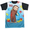 Men's Curious George Paint All Over Short Sleeve Costume T-Shirt - 2 of 4