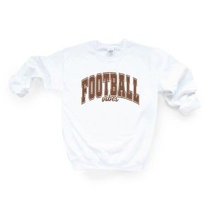 Simply Sage Market Women's Varsity Football Vibes Gildan Sweatshirt - 1 of 2