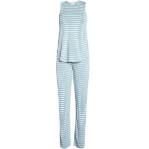 P.J. Salvage Womens Striped Pajama Sleep Tank Top - 1 of 1