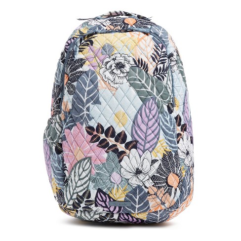 Vera Bradley Large Essential Backpack in Far Out Floral Signature Cotton newest NWT