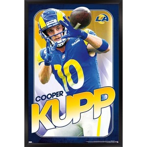 Trends International NFL Los Angeles Rams - Cooper Kupp 22 Framed Wall Poster Prints - 1 of 4
