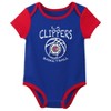 NBA Los Angeles Clippers Infant Boys' 3pk Bodysuit Set - 4 of 4