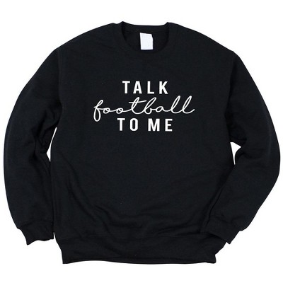Simply Sage Market Women's Graphic Sweatshirt Talk Football To Me