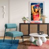 TOV Furniture Jolene Patterned Linen Accent Chair in Green - 2 of 4