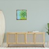 Stupell Industries Tropical Pineapple on Blue Floating Frame Canvas Art - 3 of 4