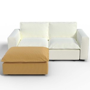 Ainfox L shaped Module Sofa 3 Seats Rainbow Sofa For Living Room,Vila,Apartment - 1 of 4