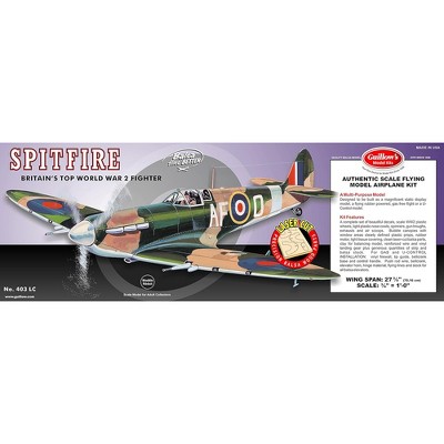 Guillow's Spitfire Laser Cut Model Kit Small