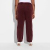 Women's Pretty Brown Ting Fleece Graphic Joggers - Brown - 3 of 3