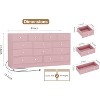 12 Drawer Dresser for Bedroom, 61 Inch Wood Dresser with Power Outlet, Wide Chest of Drawers for Living Room, Hallway - 2 of 4