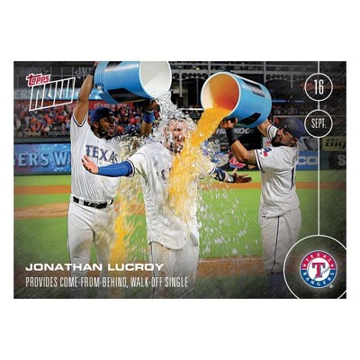 Topps MLB Texas Rangers Jonathan Lucroy #463 Topps NOW Trading Card