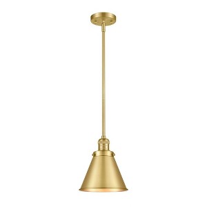 Appalachian - 1 Light Stem Hung Mini Pendant In Traditional Style-10 Inches Tall and 8 Inches Wide - 1 of 1