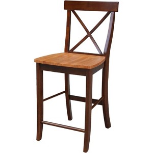 International Concepts X-Back Counter Height Stool - 24" Seat Height - 1 of 1