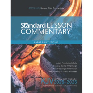 KJV Standard Lesson Commentary(r) Large Print Edition 2025-2026 - by  Standard Publishing (Paperback) - 1 of 1