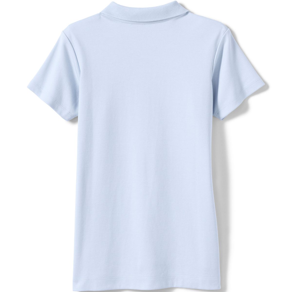 Lands' End School Uniform Kids Short Sleeve Feminine Fit Interlock Polo Shirt - thumbnail 9