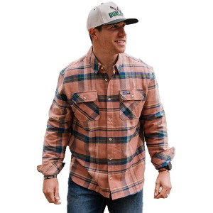 Burlebo Men's Flannel Mid-Weight Long Sleeve Shirt - 1 of 3