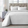 1500-Thread Count Cotton Solid Duvet Cover and Sham Set by Blue Nile Mills - 2 of 4