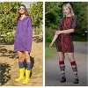 Tipi Toe Womens 6 Pairs Light Colorful Vivid Hues Solid Patterned Knee High Socks - 4 of 4