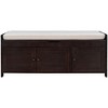 Ridstar Storage Bench with 3 Shutter-shaped Doors & Hidden Storage Space-Dark Brown - 4 of 4