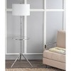 62" Metal Hall End Table Floor Lamp (Includes Energy Efficient Light Bulb) - JONATHAN Y - 3 of 4