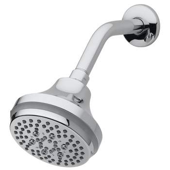 VivaSpring Filtered Shower Head, Chrome Finish with Obsidian face and Wide  Rain Spray, for softer skin and hair, 6 month filter FF-15