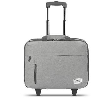 Solo New York Re:Start Recycled 15.6" Rolling Laptop Briefcase - Gray