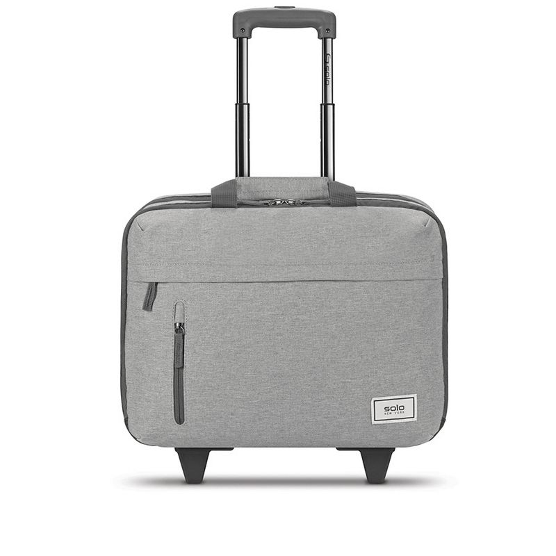 Solo New York Re:Start Recycled 15.6&#34; Rolling Laptop Briefcase - Gray, 1 of 13
