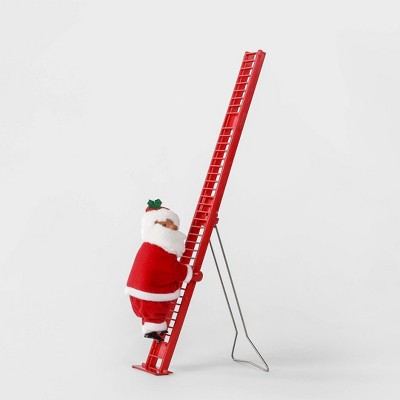 Small Climbing Santa Decorative Figurine Red - Wondershop™