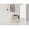 NicBex Floating Bathroom Vanity with 4 Styles Ceramic Basin,Bathroom Sink Vanity with Soft Close Doors,Bathroom Sink Cabinet for Bathroom,Oak - 4 of 4