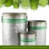 AuldHome Design Galvanized Greenery Buckets, 3pc Set - 4 of 4