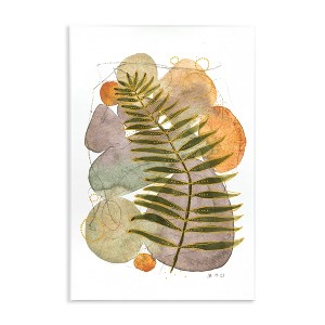 Stupell Industries Abstract Fern & Pebbles, 10" x 15" - 1 of 4