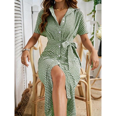 target green shirt dress blessingirving on LTK