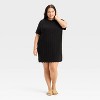 Women's Short Sleeve Pointelle Mini Sweater Dress - A New Day™ - 3 of 3
