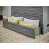 Full Deerfield Murphy Bed Chest with Charger Gray - AFI - 2 of 4
