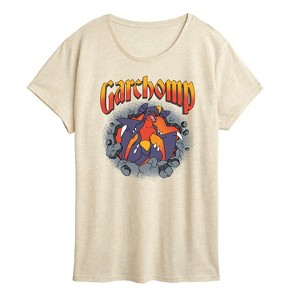Women's - Pokémon - Garchomp Rocks Short Sleeve Graphic T-Shirt - 1 of 4