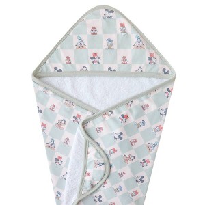 Premium Baby Knit Hooded Kids' Towel Strawberry - 1 of 1