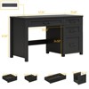 47" Executive Desk with Drawers & Charging Station, Computer Desk Workstation - 2 of 4