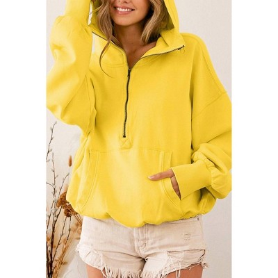 Women's Half Zip Hoodie - BiBi