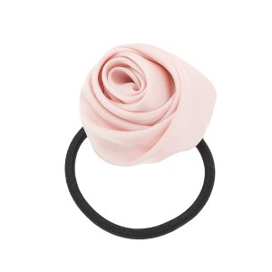 Unique Bargains Elegant Flower Scrunchies for Home 1 Pc Hair Ties - 1 of 4