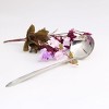 Unique Bargains Stainless Steel Silver Tone Long Handle Durable Soup Ladle 10" x 2.4" x 0.8" Silver Tone 2 Pcs - 3 of 4