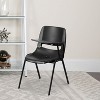 Emma and Oliver Ergonomic Shell Chair with Left Handed Flip-Up Tablet - Tablet Arm Desk - 2 of 4